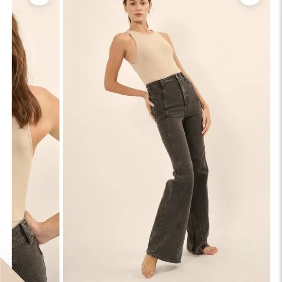 Promise Lifted Fit Sleeveless Racerback Tank Bodysuit - Picture 4 of 6